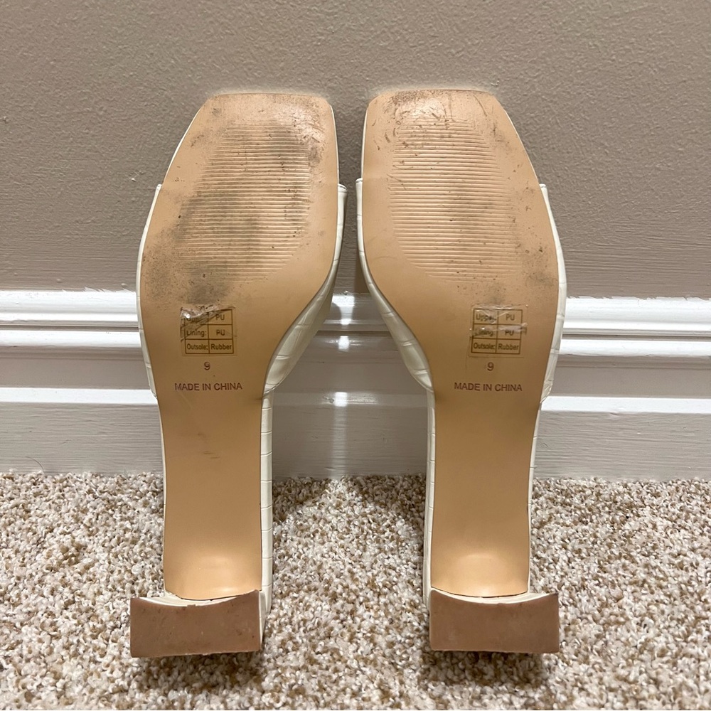 Princess Polly Cream Heeled Sandals - Picture 3 of 7